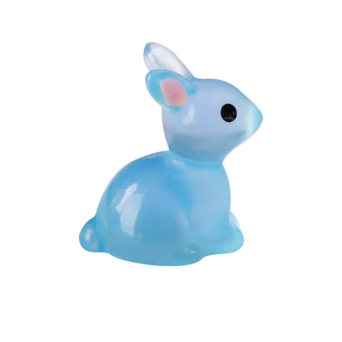 Glow-in-the-Dark Bunny Resin Figurines for Easter & Home Decor