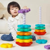 Montessori Rainbow Spinning Stacking Toy