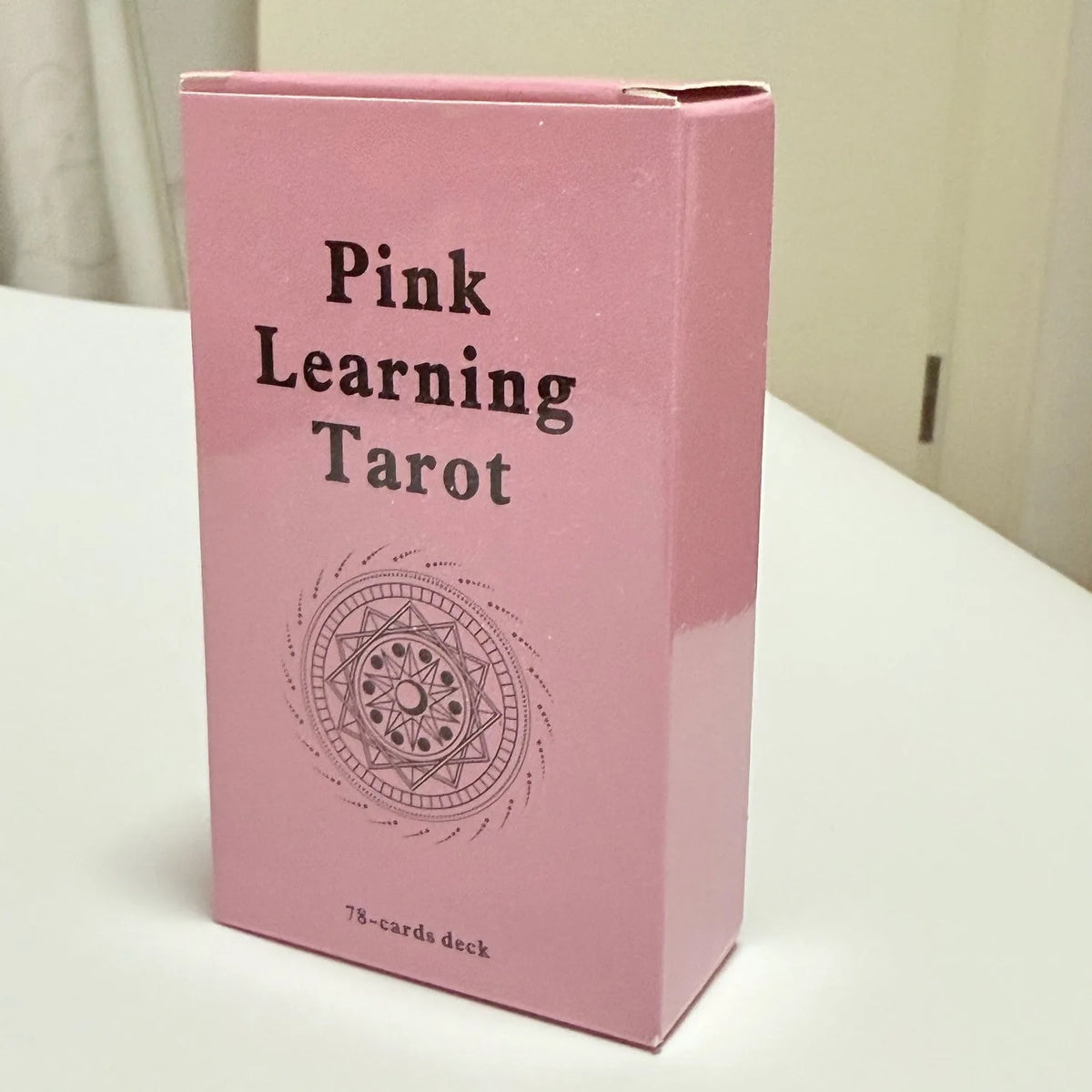 Pink Rider-Waite Tarot Cards – 78-Card English Deck with Keywords