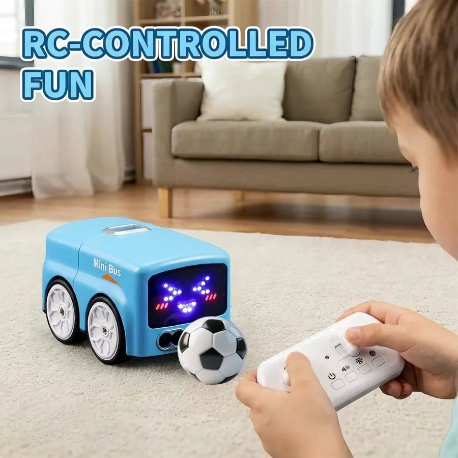Mini RC Bus with 4 Play Modes & Funny Expressions