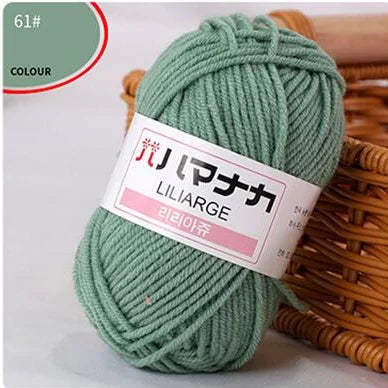 Milk Cotton Chenille Yarn for Soft Baby Knitting & Crochet