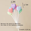 Colorful Plastic Cake Toppers for Birthday Parties & Desserts