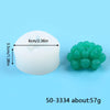 White silicone mold shaped like a cactus or succulent for crafting