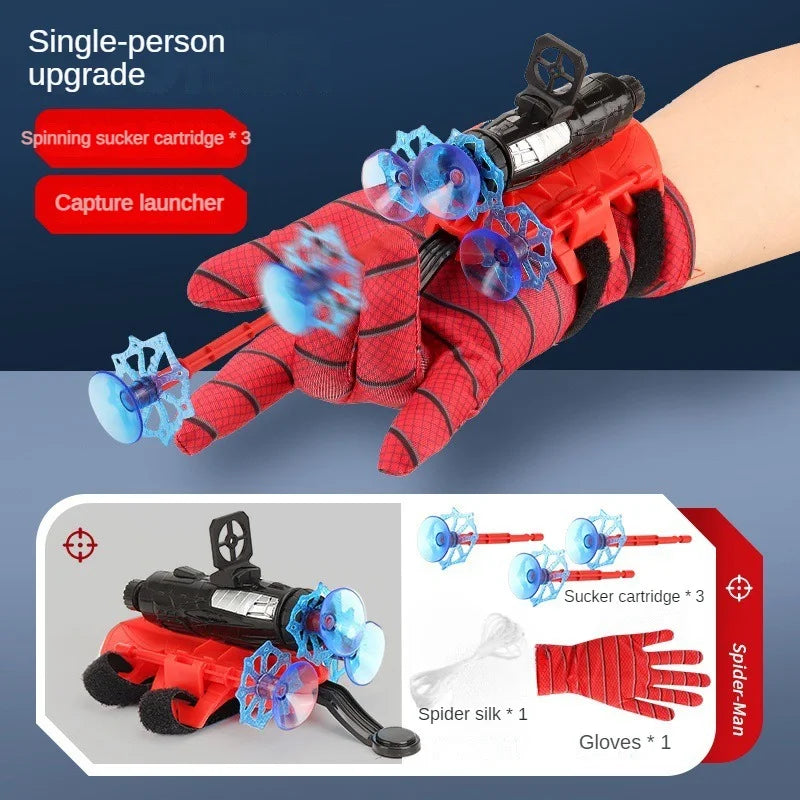 Spider Web Shooters with Glove for Kids