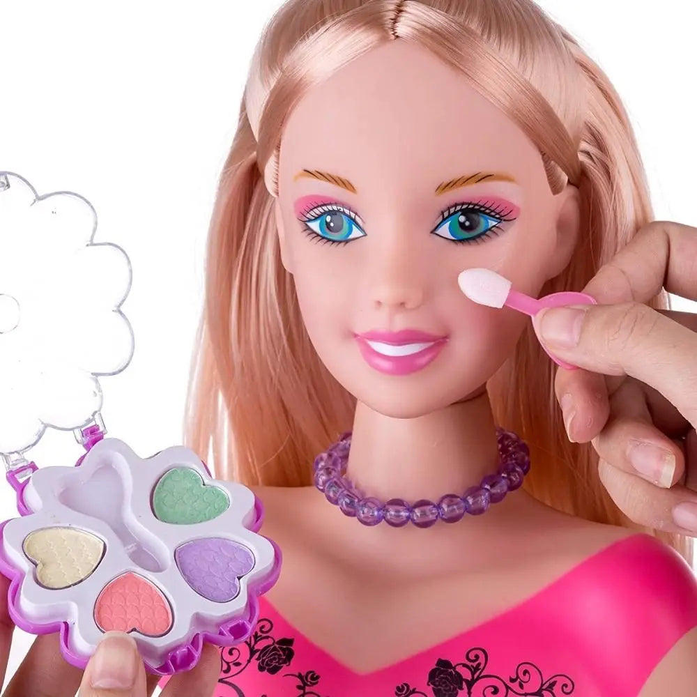 Half-Body Makeup Styling Doll with 23 Accessories