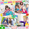 A colorful sticker book featuring animal scenes and preschool learning activities for kids.