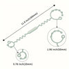 Adjustable Silicone Pacifier Clip with Anti-Drop Chain