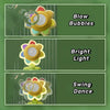 Sunflower Bubble Machine with Lights and Auto Shake for Kids