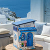 Beach Corner Book Nook Kit – Wooden Miniature Bookend with LED Light
