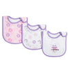 Soft Cotton Baby Bibs (3-Pack) with Cartoon Prints