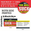 Humorous Fake Parking Tickets - Funny Car Pranks (50 Pack)