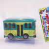 Pull-Back Mini Bus Toy with Openable Doors