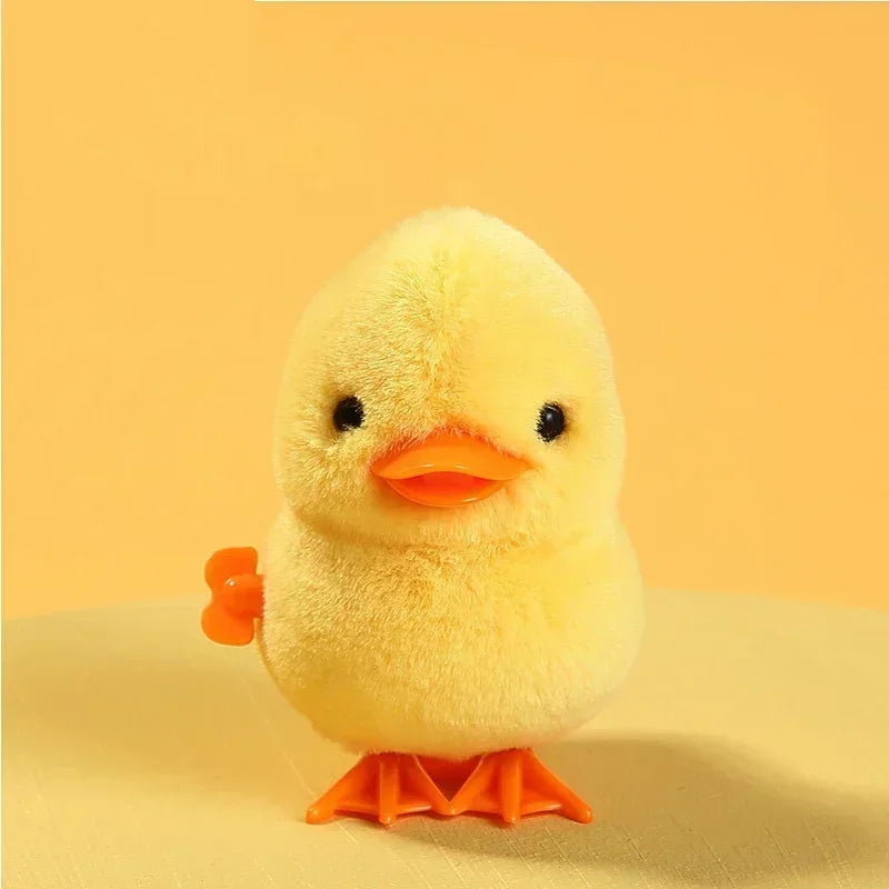 Wind-Up Walking Chick Plush Toy