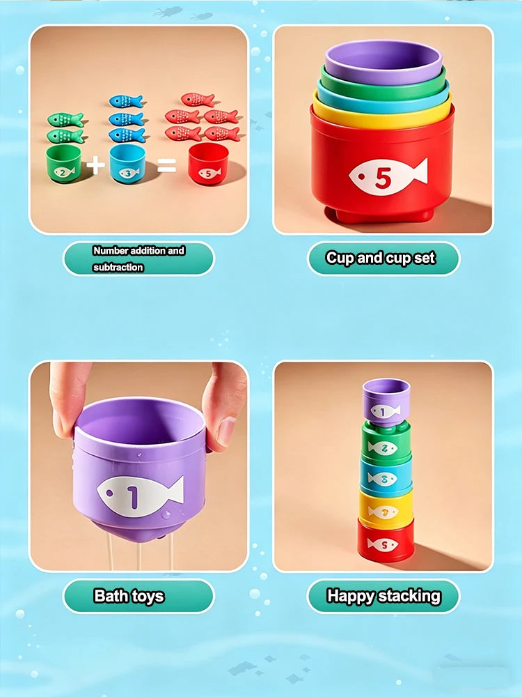 Montessori Fabric Fishing Game for Kids