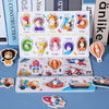 Wooden Alphabet & Number Peg Puzzles for Toddlers