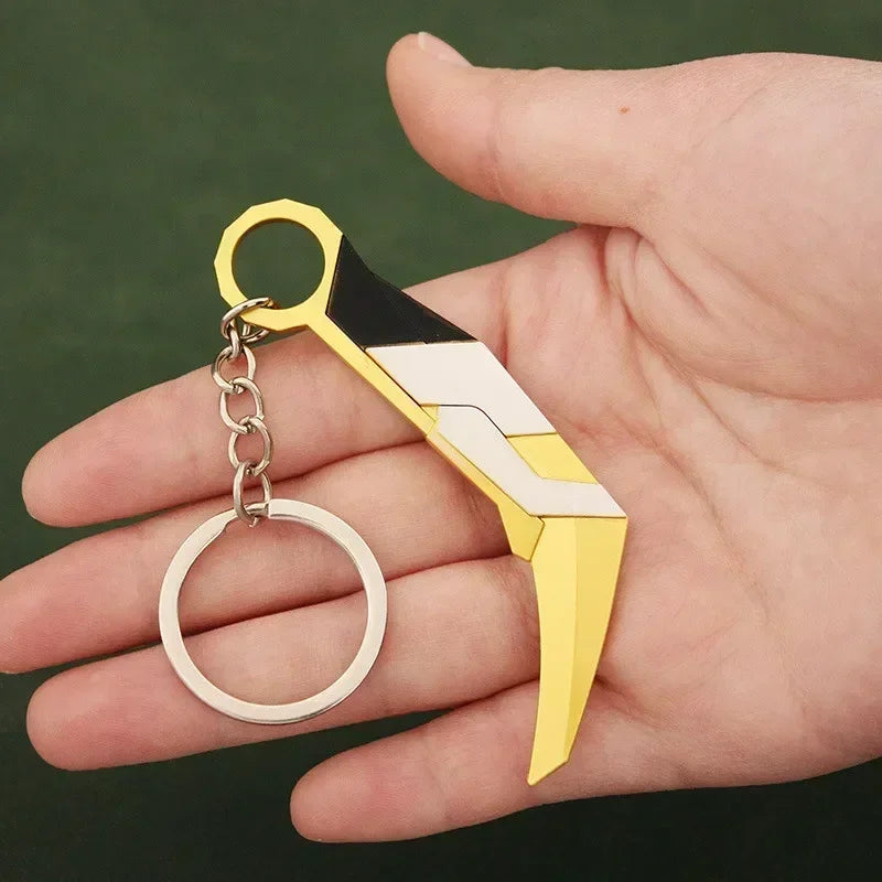 Valorant Reaver 2.0 Karambit Metal Keychain