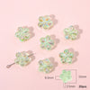 A set of 20 clear acrylic flower beads for DIY jewelry making, measuring 8.5mm in diameter.