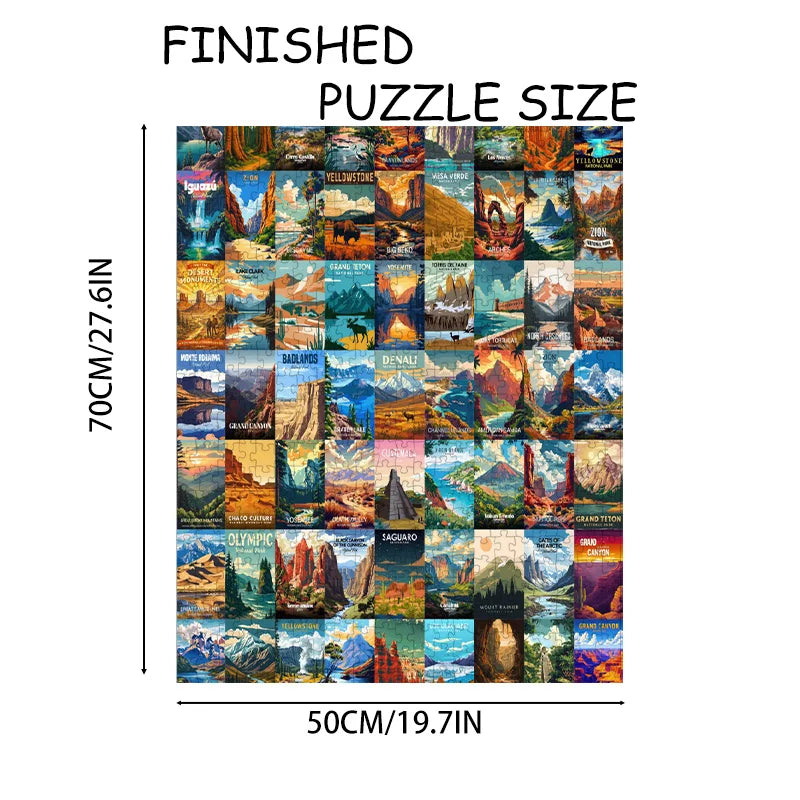 1000-Piece US National Park Jigsaw Puzzle