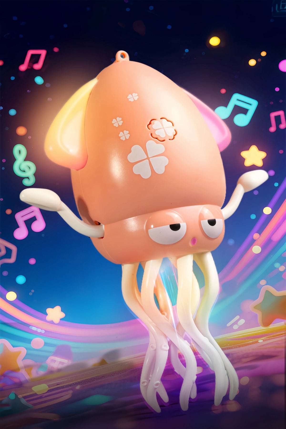 Interactive Dancing Octopus Toy with Obstacle Avoidance