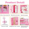 Dollhouse Furniture Set – 1:12 Scale Miniature Accessories for Bedroom, Living Room, Kitchen & Bathroom