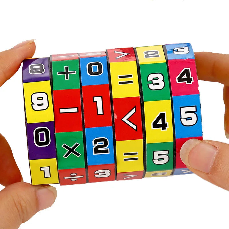 Educational Math Cube Toy for Kids – Arithmetic Learning Puzzle