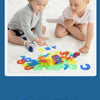 Translucent Colorful Letters & Numbers Set for Sensory Learning