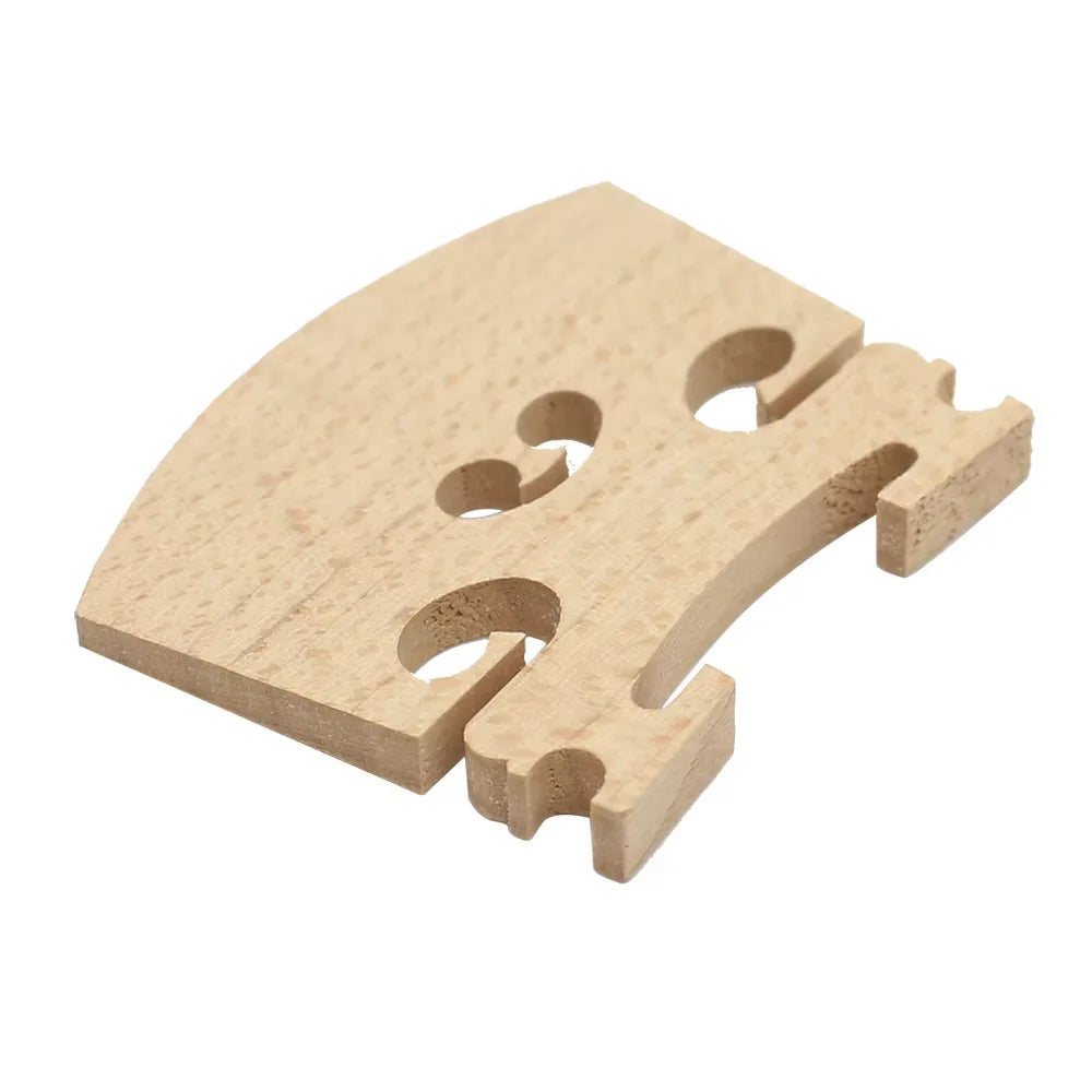 Light wood maple violin bridge for 4/4 to 1/8 size