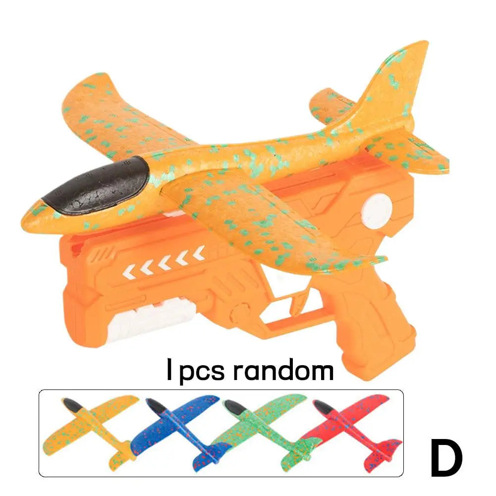 Foam Glider Plane Launcher Toy for Outdoor Play