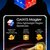 GAN15 Maglev Ultra-lightweight Maglev Speedcube showing layers and magnetic movement.