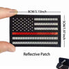 Reflective American Flag Tactical Patch with Glow-in-the-Dark Detail