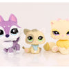 Realistic Mini Animal Figurine Set - Dogs, Cats & Fox