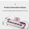 37-Key Kids Electronic Piano with Microphone and Stand