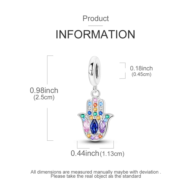 Classic Charm Bead with Cubic Zirconia Accent