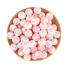 Pink Silicone Round Beads for DIY Jewelry Making