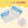 Soft Cotton Doll Diapers for Pretend Play (10-Pack)