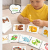 Montessori Wooden Spelling Game with Letter Matching Cards