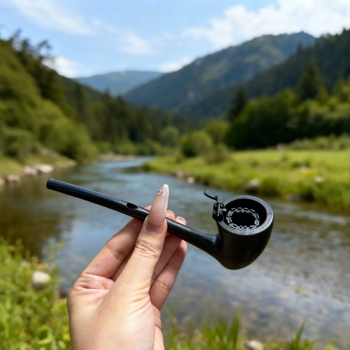 Classic Bubble Pipe Wand for Fun and Stress Relief