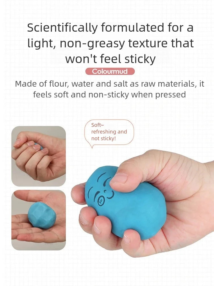Creative Ice Cream Shop Clay Set with Noodle Maker for Kids
