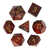 Wooden Polyhedral Dice Set for Tabletop RPGs