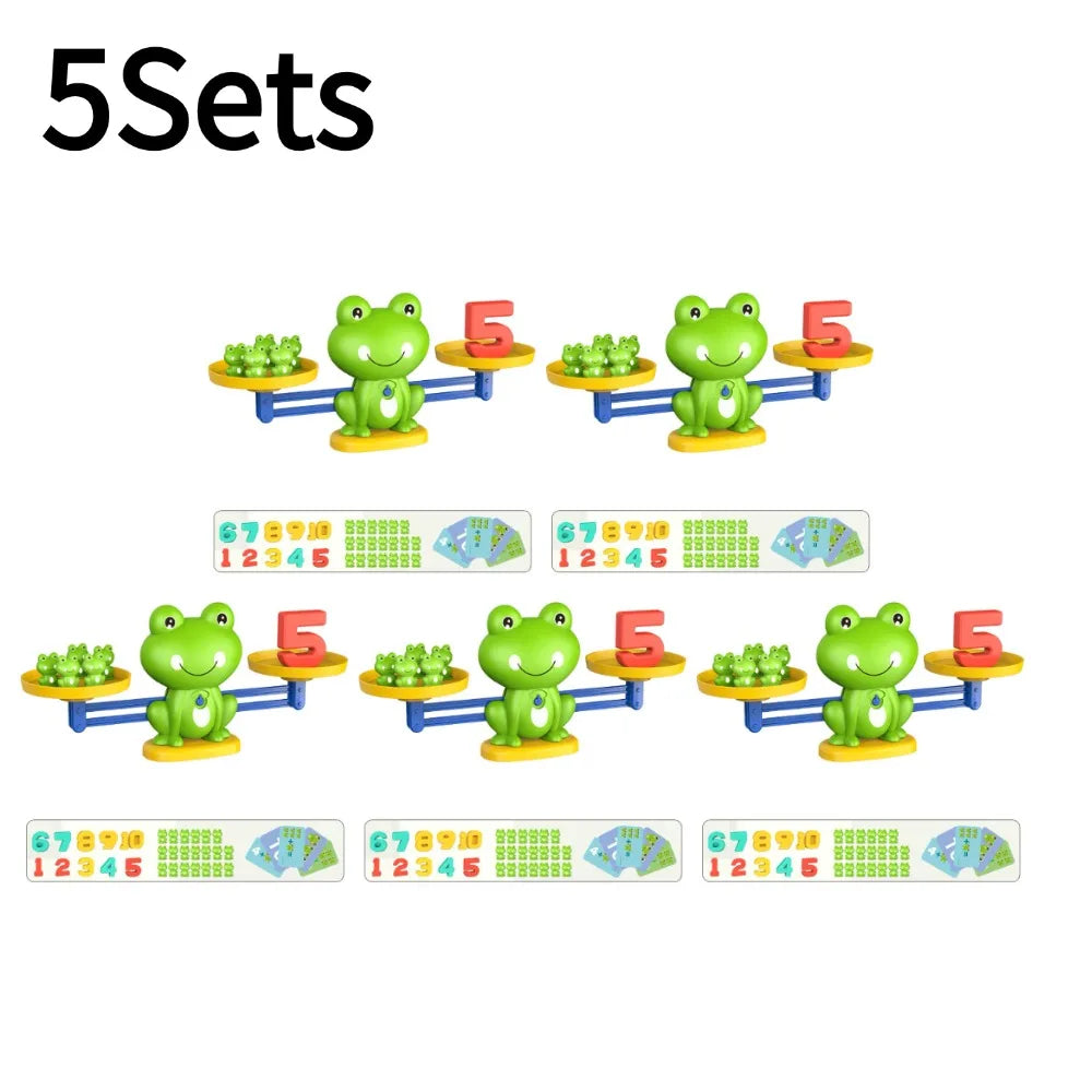 Frog Balance Math Learning Toy for Kids