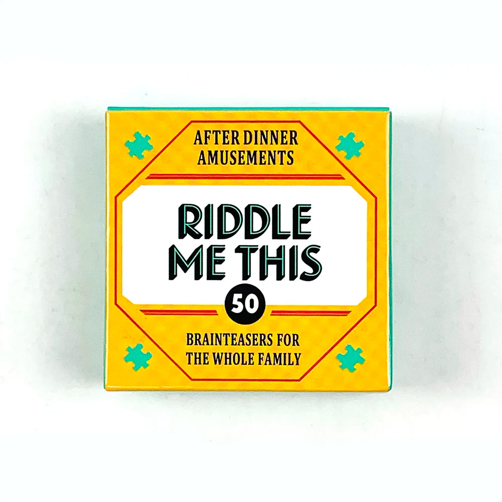 Riddle Me This: 50 Fun Dilemma Card Game for Family & Friends
