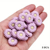 20mm Daisy Silicone Beads for DIY Jewelry & Crafts