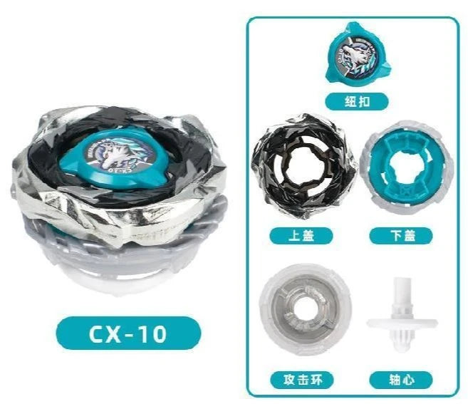 Gyro X Series Metal Battle Spinning Top with Launcher