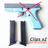 Automatic Shell Ejecting Pistol Toy with Realistic Blowback Action