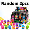 A collection of random 2 pieces of Nee DohJees squishy characters in various colors and shapes.