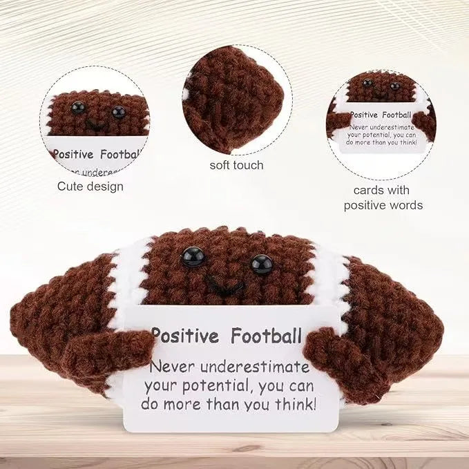 Handmade Crochet Emotional Support Cat Ornament