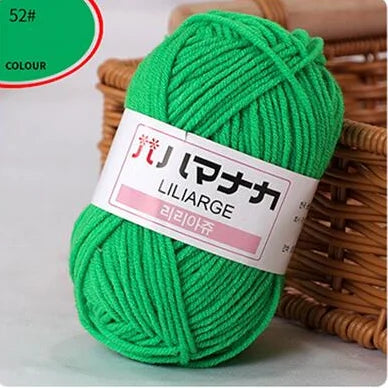 Milk Cotton Chenille Yarn for Soft Baby Knitting & Crochet