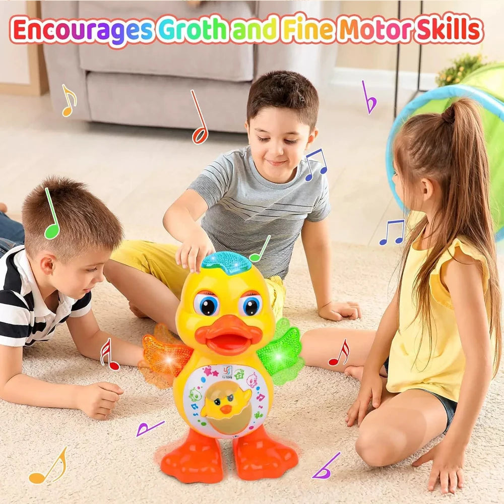 Interactive Dancing Duck Toy with Music and Lights