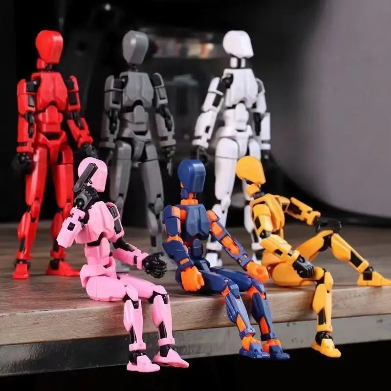 3D Articulated Action Figure Building Toy