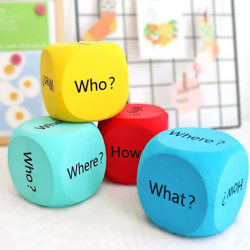 Interactive Question Word Dice for Classroom Learning